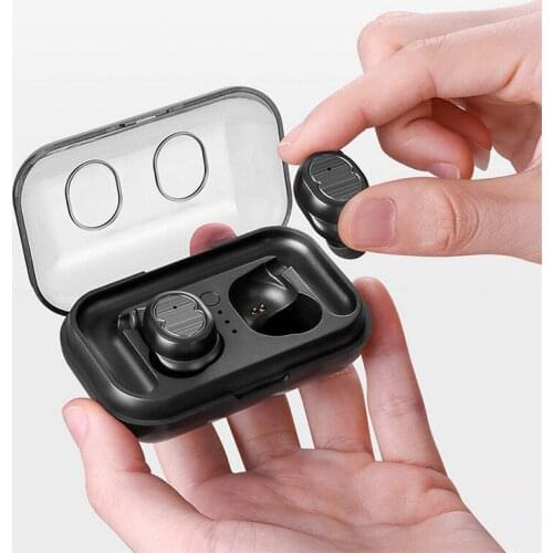 Mini Bluetooth Headset 5.0 True Wireless Earphones Waterproof Sport TWS Earbuds with Mic Stereo Bluetooth Earphone Wireless