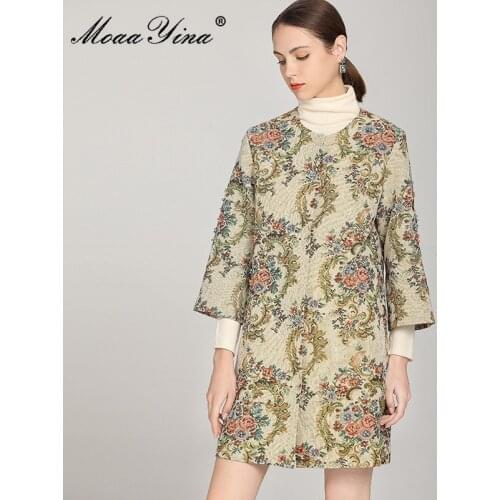 MoaaYina Womens Autumn Coats