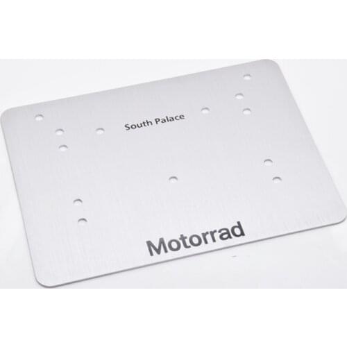 Motorcycle modified license plate bracket/installation fixed reinforcement bracket For BMW R1200GS/R1250GS/ADV/LC/F750GS/F850GS