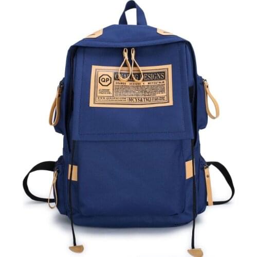 Casual boy school bag mens large student backpack ins super fire wild travel backpack male Casual large bags girl backpack