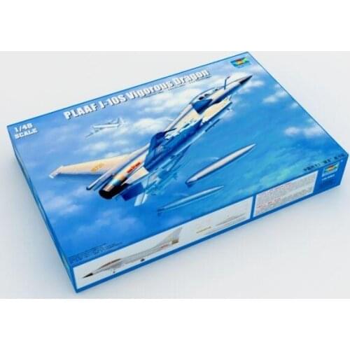 Trumpeter model 02842 1/48 PLAAF J-10S Vigorous Dragon plastic model kit