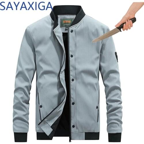 Self Defense Anti Cut Clothing Anti-stab Anti-Knife Invisible Cut Resistant tops stabfree Men Jacket Soft Security Stab jackets