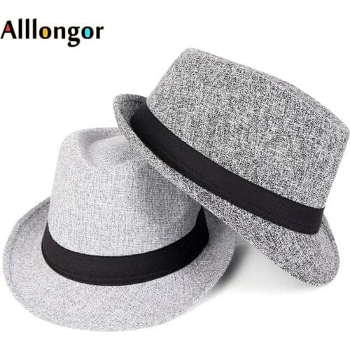 Autumn 2020 Winter chapeu Fedora Hat Men Black sombrero fedora hombre Vintage Retro derby Jazz Hat Trilby Red
