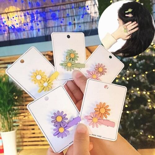 2PCS/Set Girls Colorful Elastic Hair Bands Children Ponytail Holder Rubber Bands Headband Kids Hair Accessories