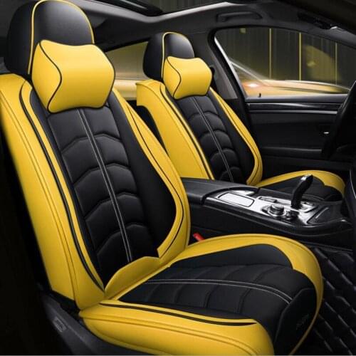 Luxury PU Leather Auto Universal 4 color Car Seat Cover Automotive,car seat covers for car lada granta for car lifan x60 in 2017