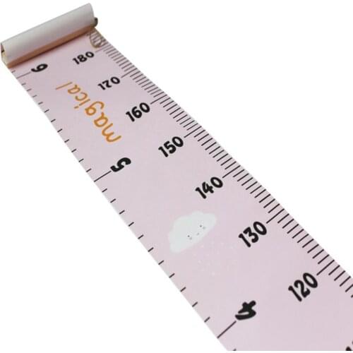 Baby Child Kids Height Ruler Growth Chart Measure Wall Sticker Decals Child Growth Ruler Stickers Home Decor Nursery Bedroom