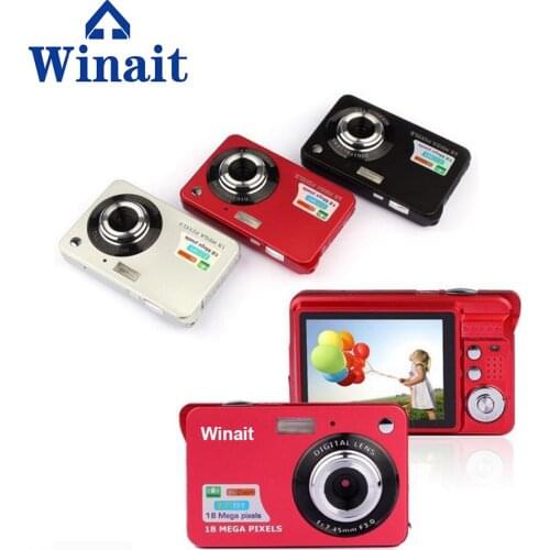 Winait 18Mp Max 1280x720P HD Video Super Gift Digital Camera with 3Mp Sensor 2.7" LCD Display 8X Digital Zoom and Li-battery