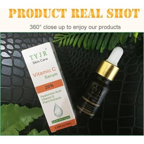 Skin Care Products Vitamin C Essence VC Hyaluronic Lines Dark Fades Spots Skin Acid Moisturizing, Moist Fine And Essence Fi M6Y0