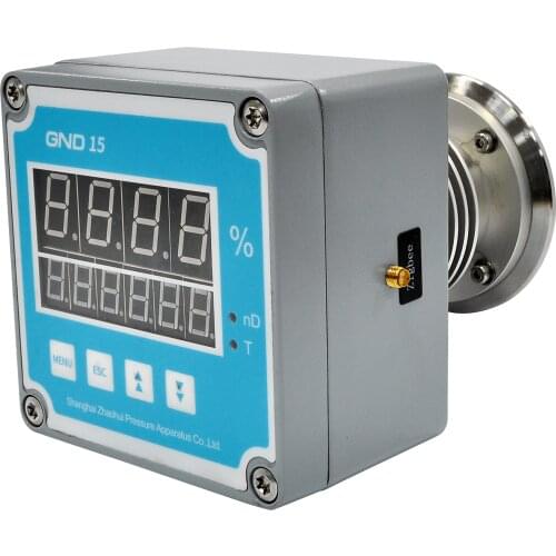 Inline brix meter refractometer