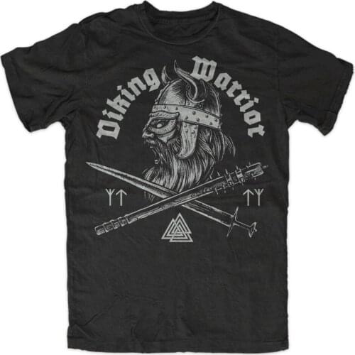 Viking Warrior 4 Premium T-Shirt Viking Warriors Odin,Germanen,Mjolnir,Wikinger 2019 Newest MenS Funny Fashion Band Shirts