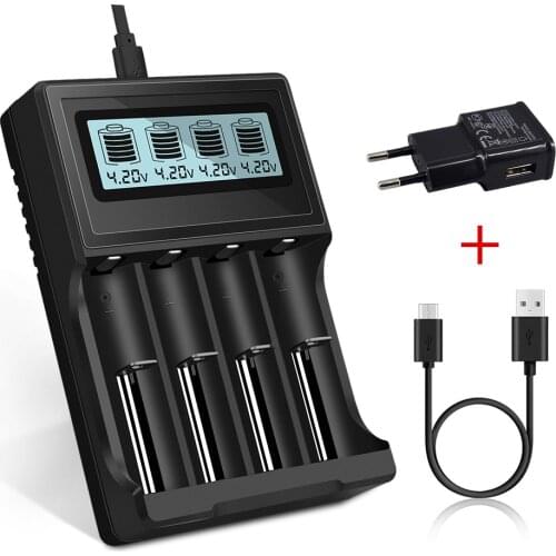 For 1.2V AA AAA 9V 6F22 rechargeable battery charger fast charging 4 solts +2solts Multiple intelligent chargers for ni-mh ni mh
