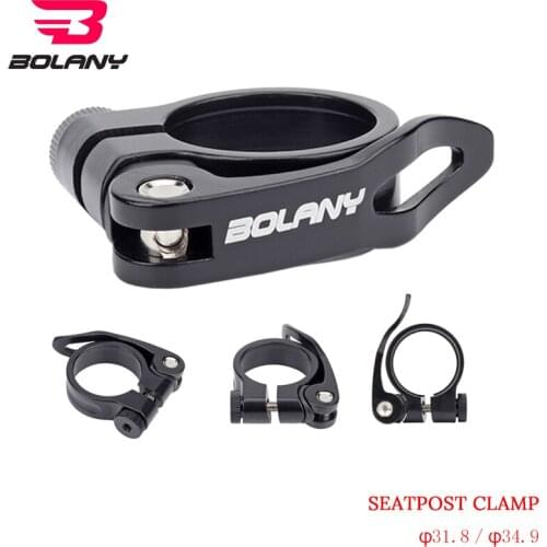 Bicycle seatposts clamps high-strength aluminum alloy 31.8/34.9mm quick release seat tube clamp mountain bike road bike parts