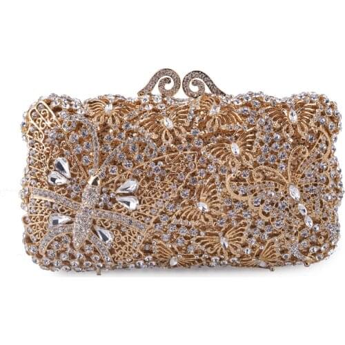 Woman Luxury Diamond Clutch Bag rhinestone Evening Purse wallet Party prom Pochette Lady Feast Banquet Bag Women Wedding HandBag