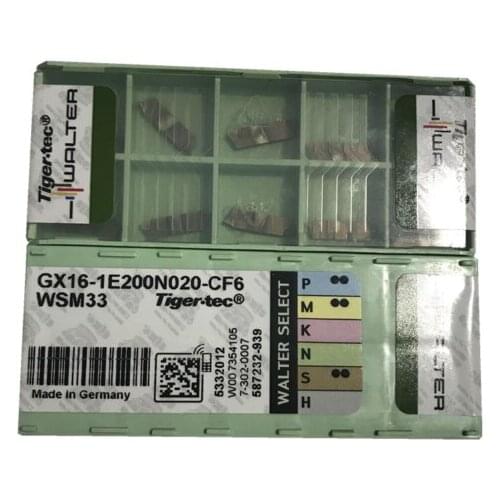 10PCS CARBIDE INSERT GX16-1E200N020-CF6 WSM33