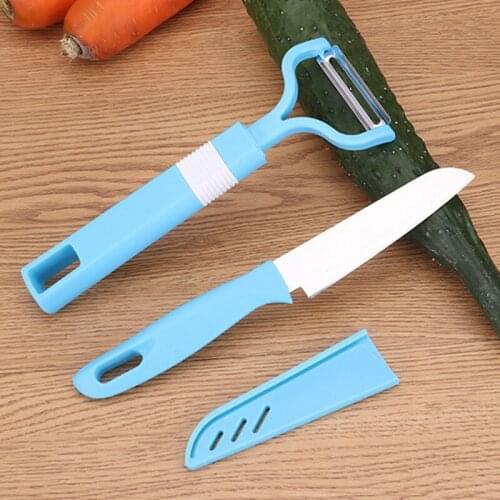 2pc/set Vegetable Peeler Stainless Steel Cabbage Graters Salad Potato Slicer Cutter Fruit Knife Kitchen Accessories Cooking Tool