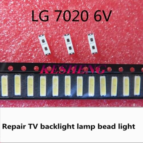 2000PCS/Suitable for LG LCD backlight TV application LED backlight 1w 6v 7020 cool white LED LCD TV backlight TV BB72D