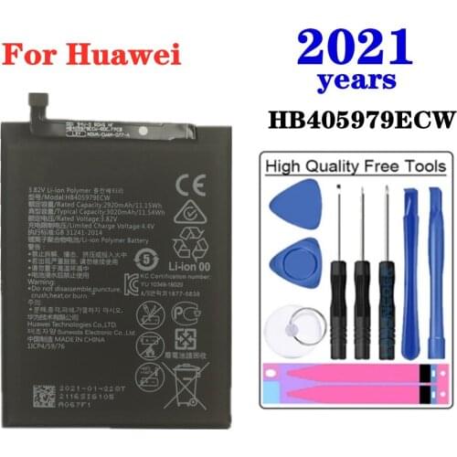 2021 3020mAh HB405979ECW Battery For For Huawei Nova / Enjoy 6S / Honor 6A 6C 8A / 7A pro / Y5 2017 / Y6 pro / P9 Lite Mini