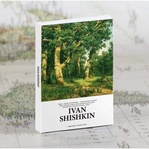 30Sheets/LOT Shishkin Painting Postcard/Greeting Card/Wish Card/Fashion Gift