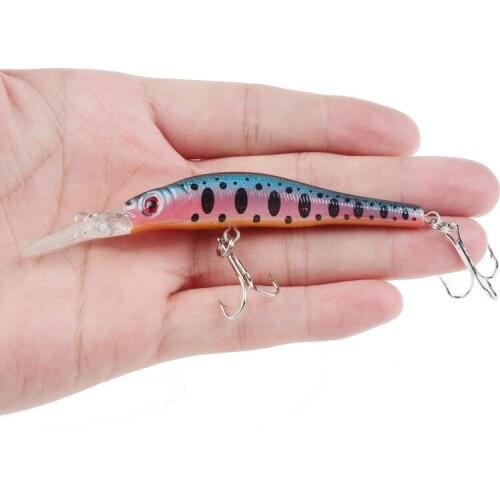 6.7g 9.5cm Multi-Colors Floating Bionic Minnow Lure Artificial Bait Hard Bait Professional Fishing Lure Fishing Tackles