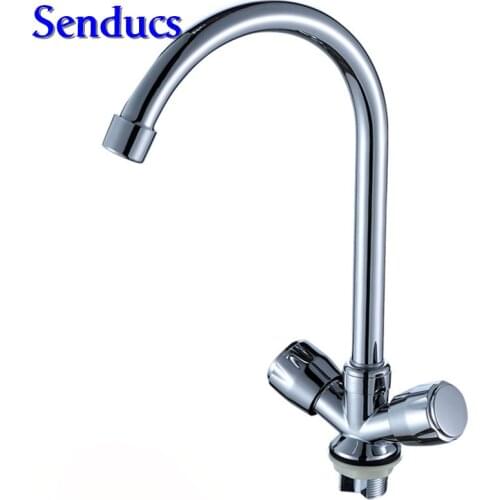 Free shipping Newly product zinc alloy kitchen faucet with deck mounted kitchen water faucet of hot cold kitchen sink faucet