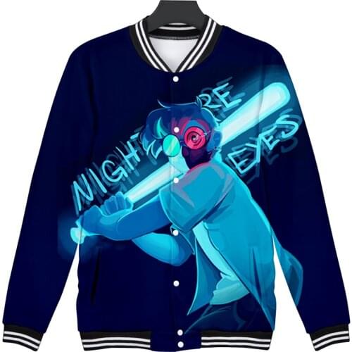 Ranboo 3D Printed Baseball Jackets Women/Men Fashion Long Sleeve Jacket Hot Sale Casual Streetwear Clothes