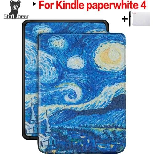 Case for Kindle Paperwhite 4 2018 10th 6 inch E-reader Slim Cover for Kindle PQ94WIF Waterproof Funda Capa