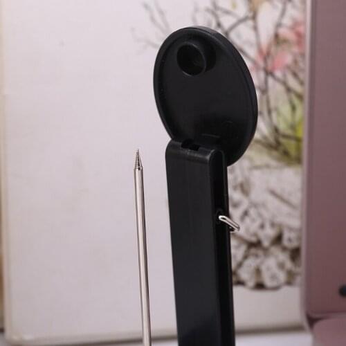 Restaurant Receipt Holder Check Spindle with Round Base Paper Memo Organizer Spike Desk Straight Rod for Bill Fork Stick