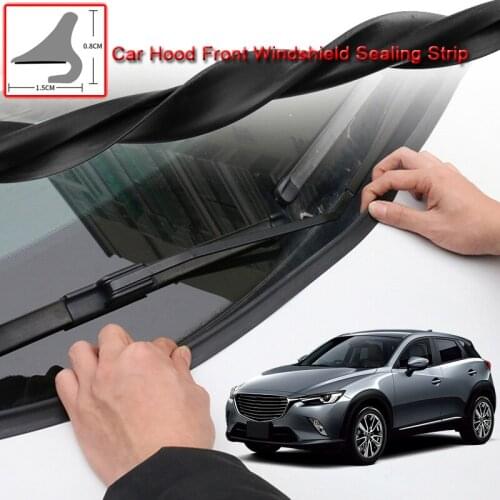 For Mazda CX-3 2014-2020 DIY Car Seal Strip Windshied Spoiler Filler Protect Edge Weatherstrip Strips Sticker Auto Accessories