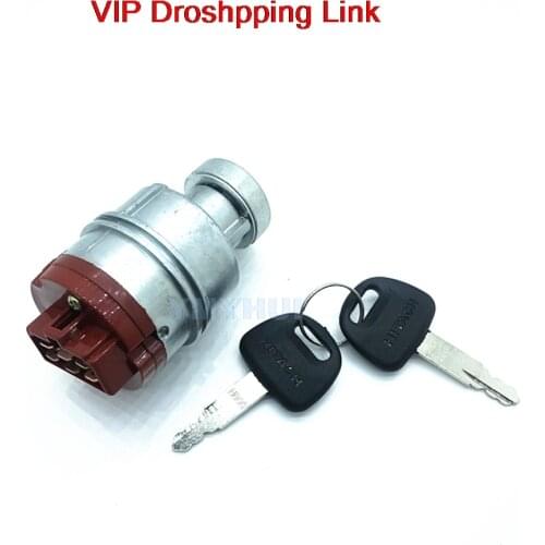 For HITACHI ZX ZAX200/240-3/330-3 Electricity injection ignition switch electric door lock starter quality Excavator Accessories