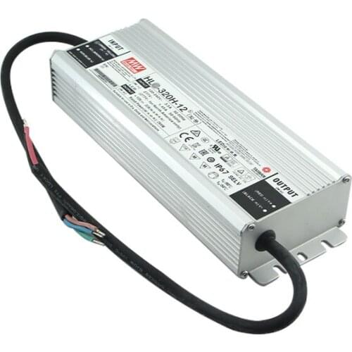 HL-320H-12 Mean Well 320W 12V 22A Rainproof IP67 LED Driver Power Supply For Outdoor Lighting