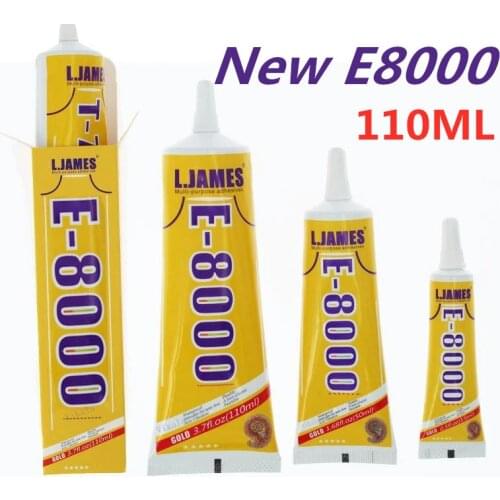 New E8000 110ml Strong Liquid Glue Clothes Fabric Clear Leather Adhesive Jewelry Stationery Phone Screen Instant Earphone