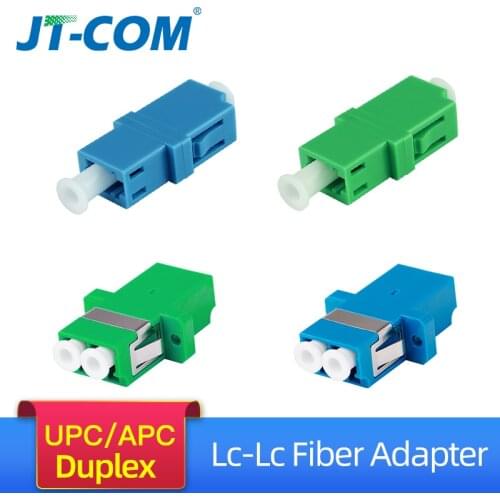 LC APC Simplex SingleMode FTTH fiber adapter LC UPC SM optical fiber optic connector Multimode dupex fibra optica coupler