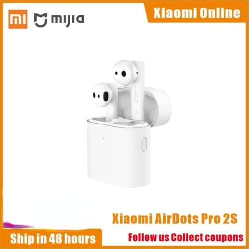 Original Xiaomi Airdots Pro 2s Wireless Earphone TWS Mi True Earbuds Air 2s Wireless Stereo Control With Smart Mic Handsfree