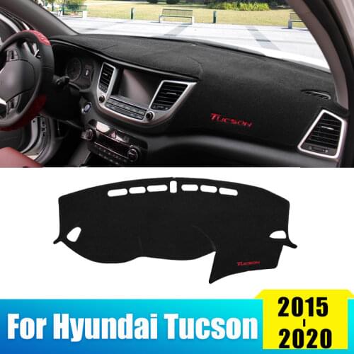 Car Dashboard Cover Mat Sun Shade Pad Instrument Panel Carpets For Hyundai Tucson 2015 2016 2017 2018 2019 2020 TL Accessories
