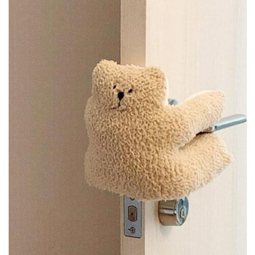 Cartoon Thick Plush Rabbit Bear Baby Door Stopper Safety Hand Finger Protector Door Stopper