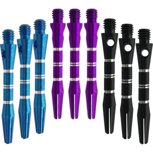 Dart Shafts 3Pcs/lot Alloy Metal Dart Stems Universal 2BA 40mm Thread Aluminum Dart Rod Knight Darts Rod