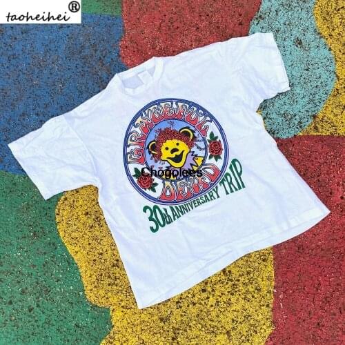 Vintage 1995 Grateful Dead 30th Anniversary Trip Tours R Us Rare Graphic Shirt Lot Tee USA size Large