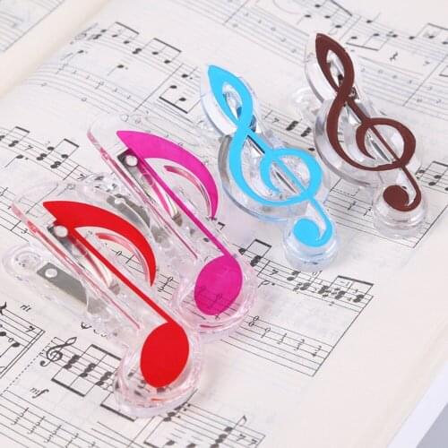 Letter Paper Clip Music Book Sheet Musical Note Spring Clip Holder For Piano Guitar Violin Music Book All Music Equipment Folder
