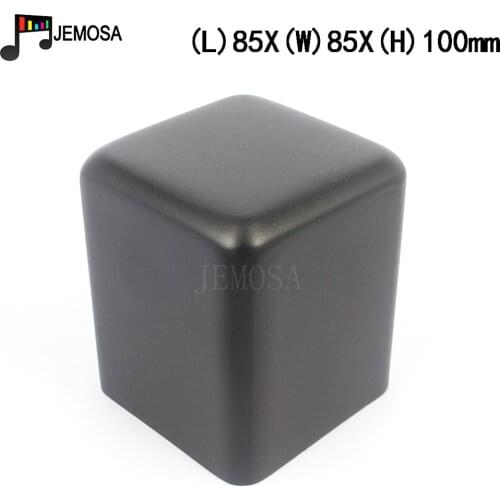 1Piece Tube Amplifier Chassis Transformer Cover Protect Case 85*85*100mm Black Iron Hifi Audio Vintage Tube Amplifier DIY