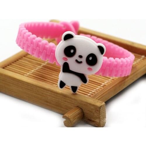 12pc/lot Panda Theme Gift Kids Gifts Finger wristband Party Costume Birthday Party Favors Gifts Party Supplies