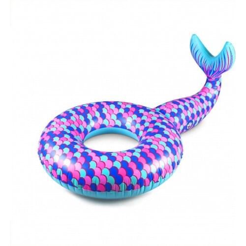 180cm*120cm Inflatable Mermaid Swimming Ring Giant Pool Float Water Toys Inflatable Mattress Adults Beach Sea Party Toys