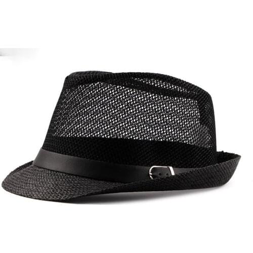 2021 New Men and Women Hats British Fashion Jazz Hats Beach Sun Hats Simple Retro Jazz Hats Panama Hats