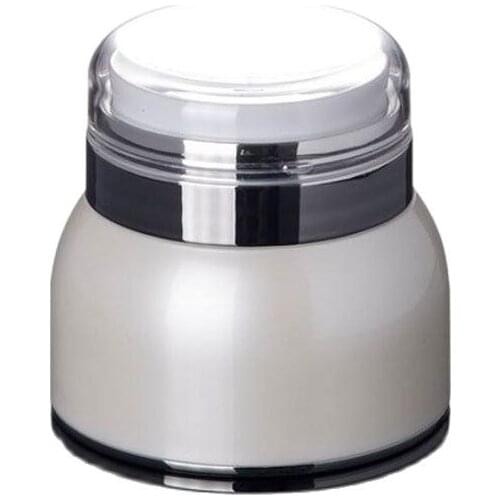 50g Acrylic Cream Jar Fashion Pearl White Sunscreen Container Refillable Empty Makeup Tool Exquisite Lotion Cans 10pcs/lot