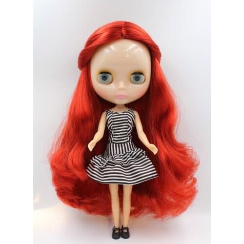 Free Shipping Top discount Transparent Face DIY Nude Blyth Doll item NO. 341T Doll limited gift special price cheap offer toy