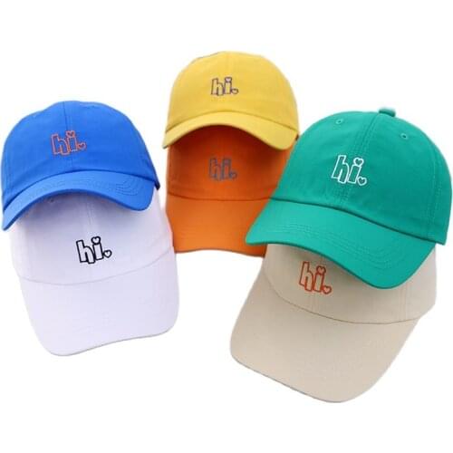 Doitbest Quick-drying Children Baseball Cap spring Hip Hop Embroidered HI summer kids Hats Boys Girls hat Caps snapback gorras