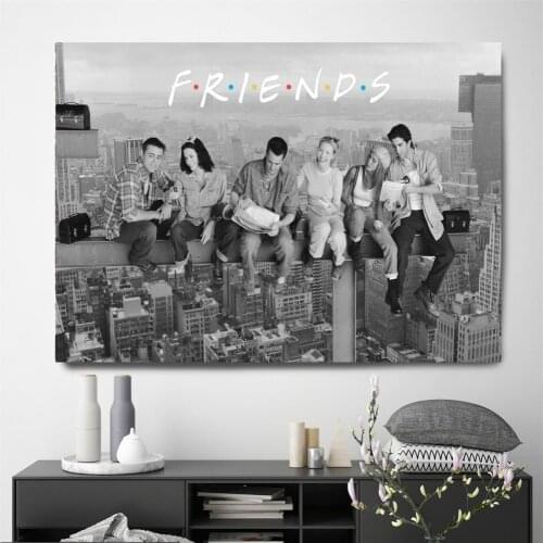 Friends TV Show Classic Quotes Canvas Painting Posters And Prints Wall Art Picture Vintage Poster Decorative Home Decor Tableau