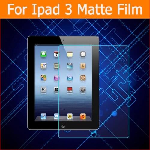BEST Anti-Glare Screen Protector Matte Films For iPad 2 iPad 3 ipad 4 9.7inch front matte protective films with clean cloth
