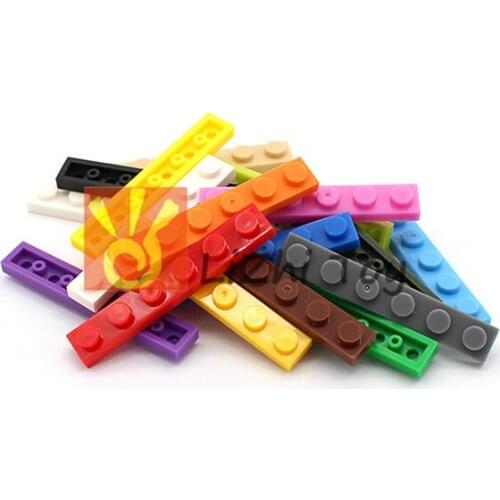 Moc tiles Plate 1x6 3666 Short piece DIY enlighten block bricks Compatible With Assembles Particles 100pcs