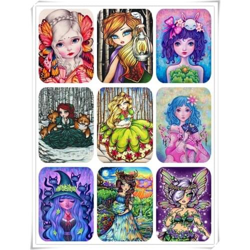 New Style 5D DIY Diamond Painting Kit Cartoon Beauty Princess Diamond Embroidery Cross Stitch Mosaic Gift Home Decor