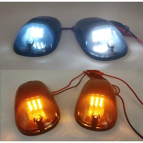 5PCS/Set Exterior LED Day Dome light Car market Roof Amber Running lights For ISUZU D-MAX DMAX NAVARA D21 D22 D40 NP300